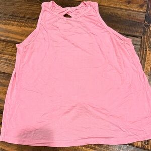 Pink Sleeveless Women's Top. Medium. Open back. Smoke free home.